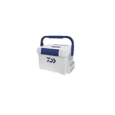 Used Daiwa Case Tackle Box TB9000 White/blue
