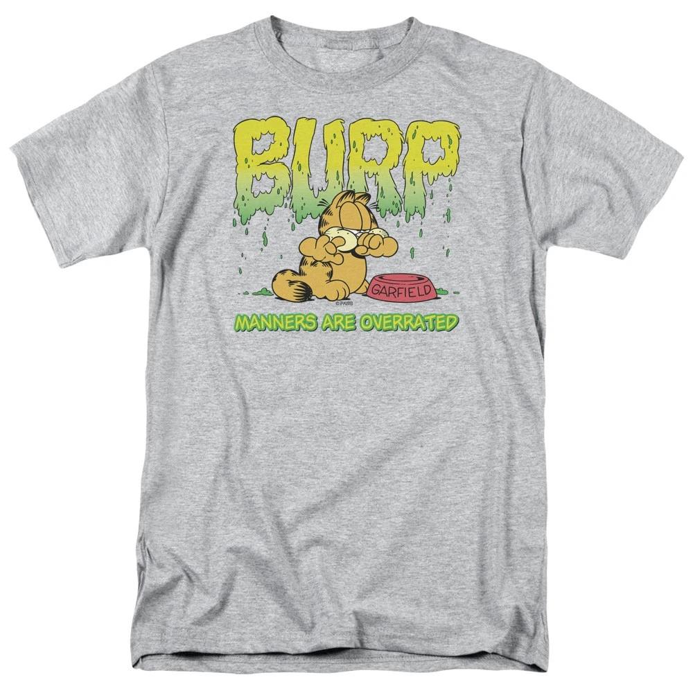Garfield - Manners - Unisex Short Sleeve Children s T-shirt - Gray 150
