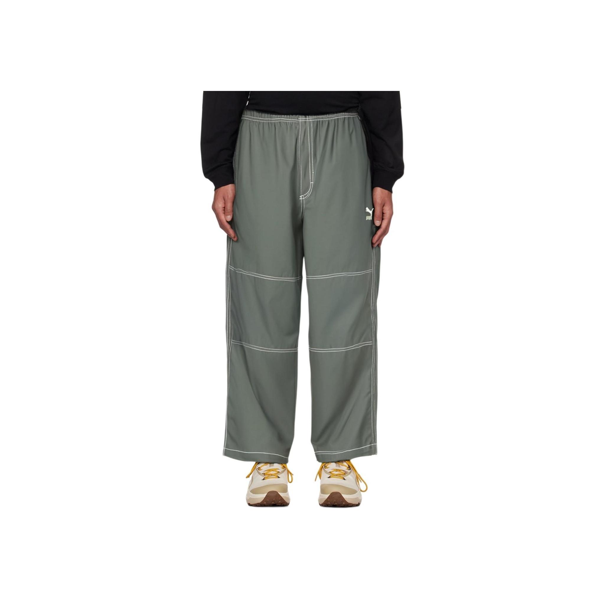 

New PUMA SWXP D WOVEN PANTS Cargo Pants Unisex Mineral Gray 626860-80 L