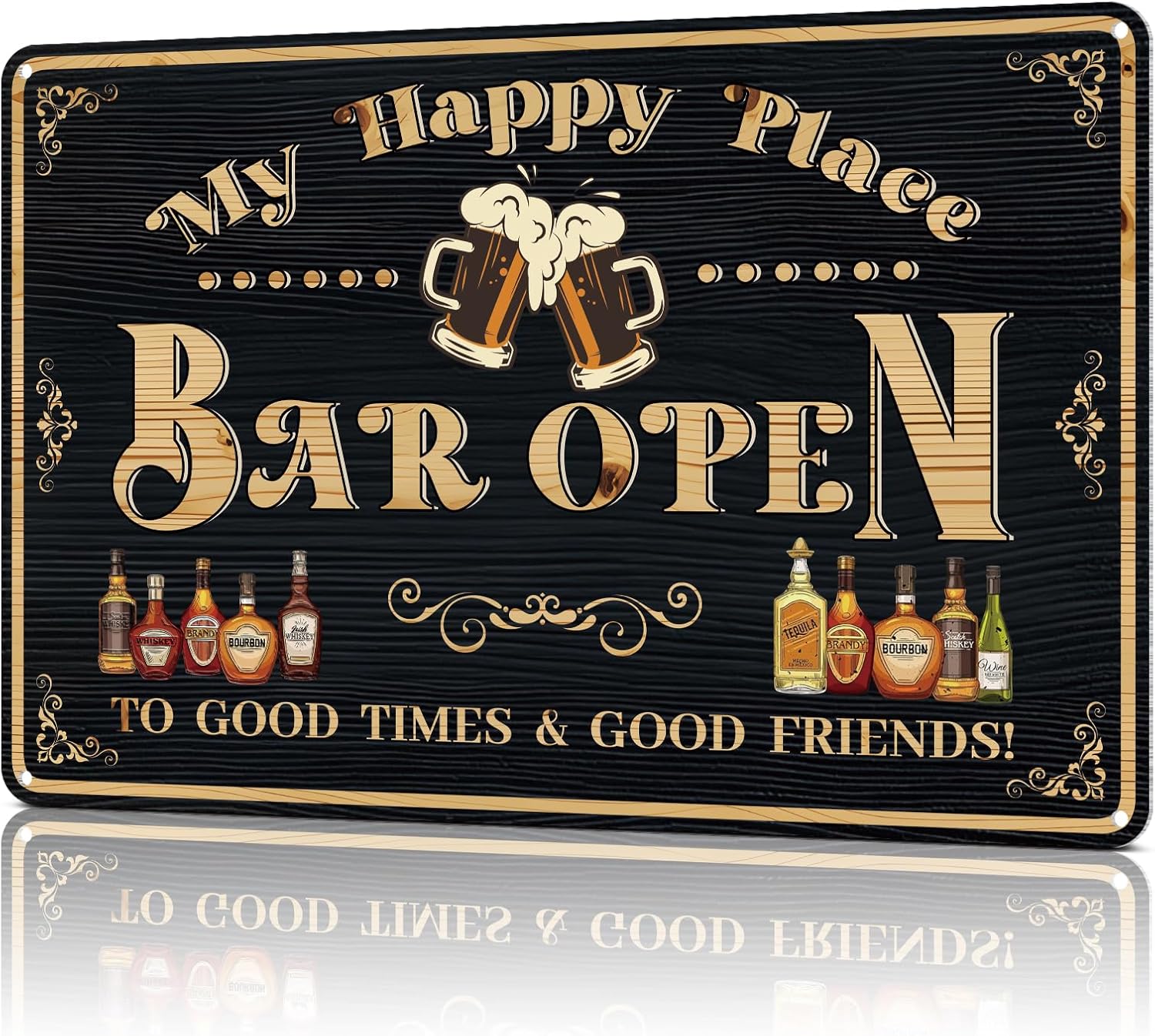 

Funny Garage Signs Humor Man Cave Decor Bar Sign Vintage Metal Tin Signs Poster for Home Bar Wall Accessories Gifts 20x30cm（7.8x11.8inch）