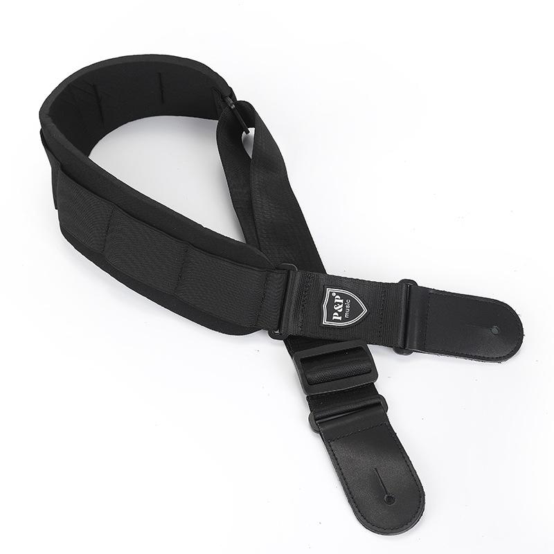 Guitar strap, widened and thickened, wide strap, leather guitar bass strap, 8mm cotton guitar strap, premium