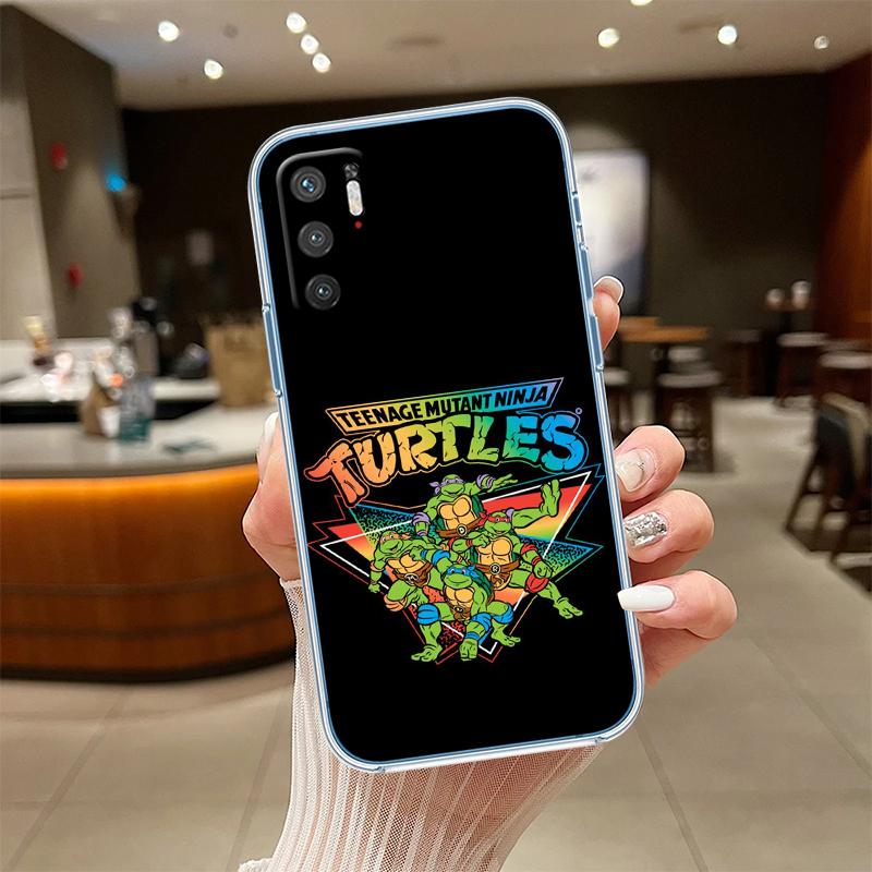 RE61 TMNT Transparent Phone Case for Samsung Galaxy A04 A04S A14 A23 A34 A54 M23 M33 M52 M53