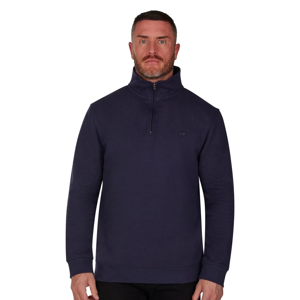 Raging Bull Mens Quarter Zip Jumper