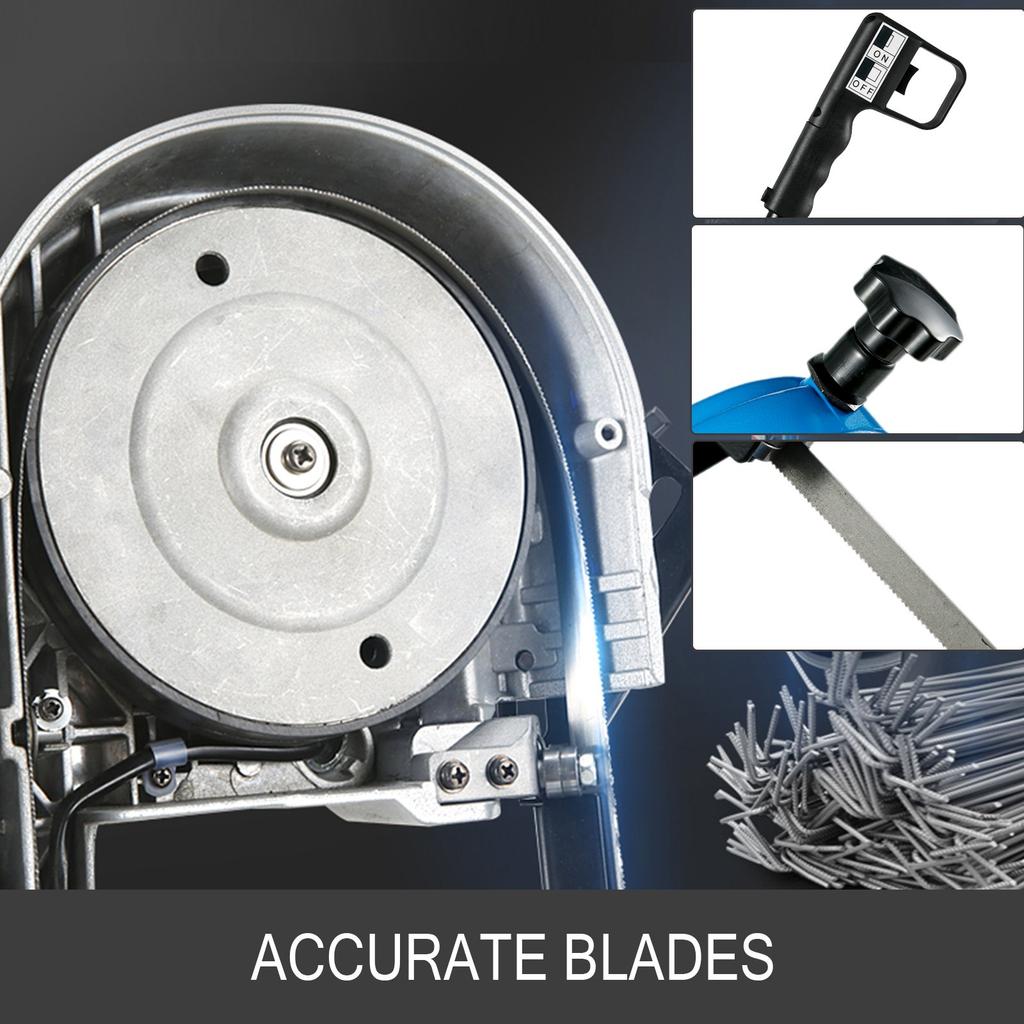 VEVOR Metal Bandsaw 1000W Vertical Metal Bandsaw 0 Degrees-45 Degrees Metal Band Saw Band Saw Metal Table Top Bandsaw Table Top Metal Band Saw 85 X