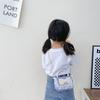 Entzückliche Koreanische Prinzessin Mini-Handtasche Mit Perlenkette Für Kinder Stilvolle Spitze am Rand