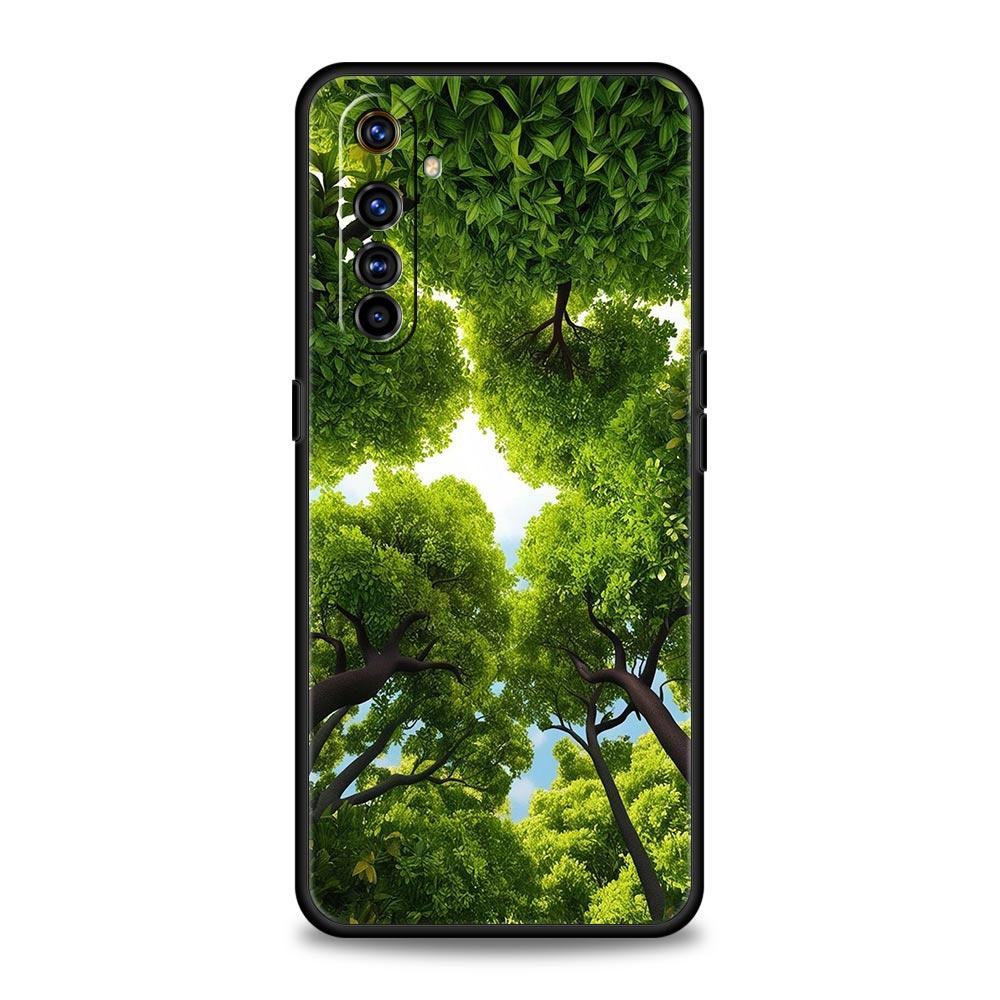Beautiful Nature Forest Tree Phone Case For Realme 13 12 10 9 8 7 GT3 GT5 GT2 Pro Plus 5G C21 C25 C35 GT Neo 2 3 3T 5 Cover
