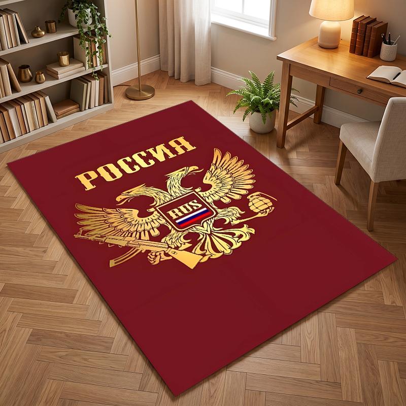 Russian double-headed eagle (5) Office carpets suitable for living rooms bedrooms offices and kitchens a gift for modern home decor