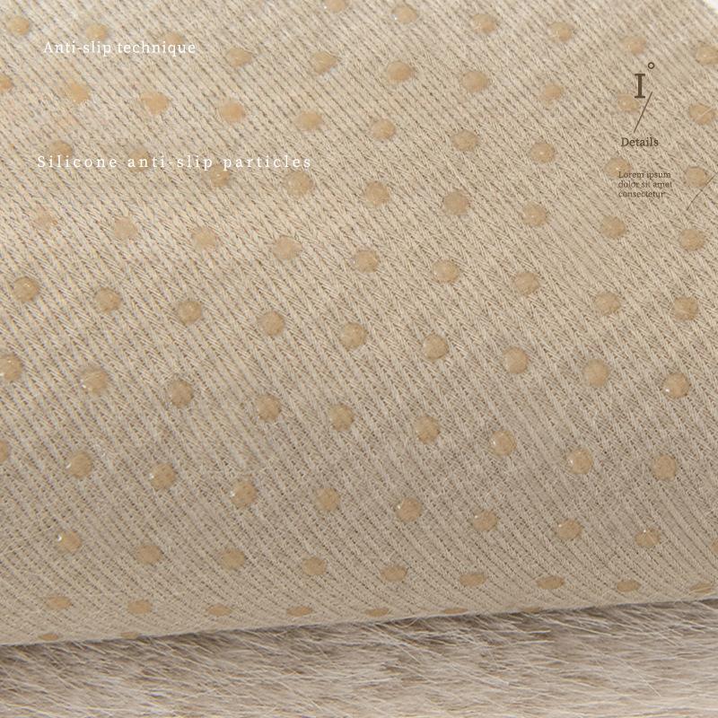 Leichtes Luxus-Kaninchen-Plüsch-Sofakissen, Winter, verdickt, rutschfest, Winterkissen, Leder, Sofabezug