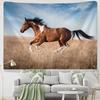 Elk Crane Pentium Horse Print Wall Hippie Tapestry Polyester Fabric Home Decor Wall Rug Carpets Hanging Big Couch Blanket