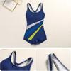 Swimming Suit Female One-piece Boxer Shows Slimming Covering Belly Sexy Conservative Vest Pool Competitive Swimsuit