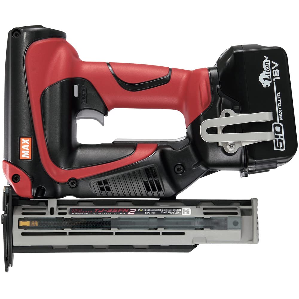 

MAX Rechargeable Finish Nailer 5.0Ah (PJ91646) TJ-35FN2-BC/1850A