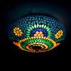 Mosaic Crafted Multicoloured Decorative Glass Ceiling Light