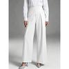 New Women's High Waisted Straight Leg Suit Pants, Simple Drapey Casual Trousers for Women