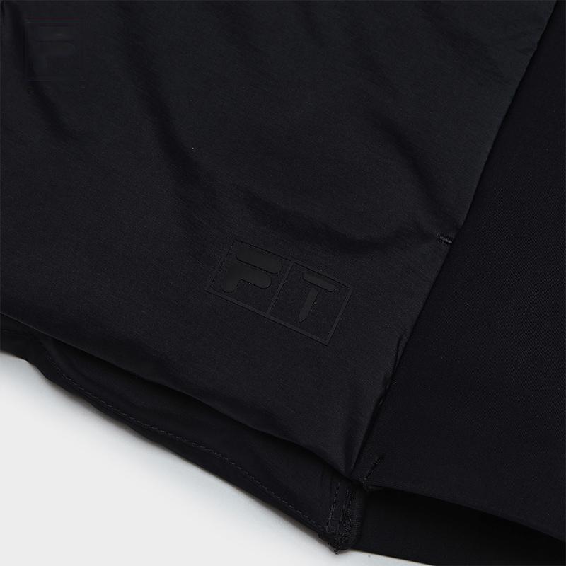 Fila Golf Series Lightweight Comfortable Warm Zip-Up Down Jacket Women Outerwear Deep-Black A11W445907F-BK