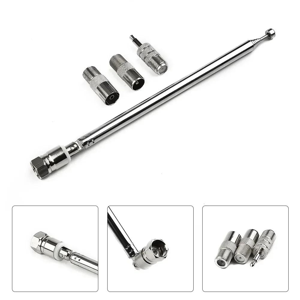 75 cm einziehbare DAB-FM-Radioantenne mit 3 Adaptern HiFi-AV-Receiver Mini-System Autos Receiver Antenne Autoteile Zubehör