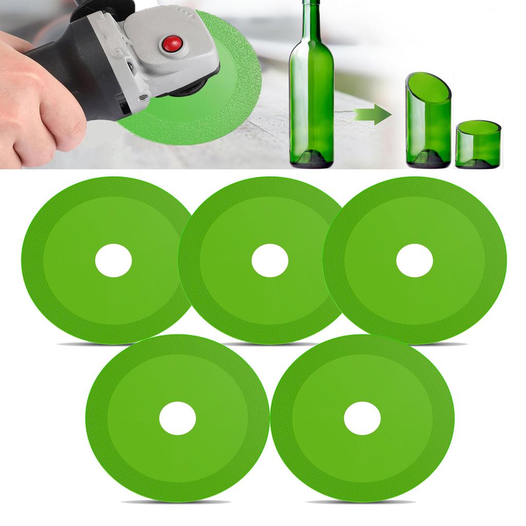 Glass Cutting Disc 115mm Diamond Cutting Blade Ultra-thin Saw Blade Ceramic Tile  Wine Bottles Special Polishing Cutting Blade