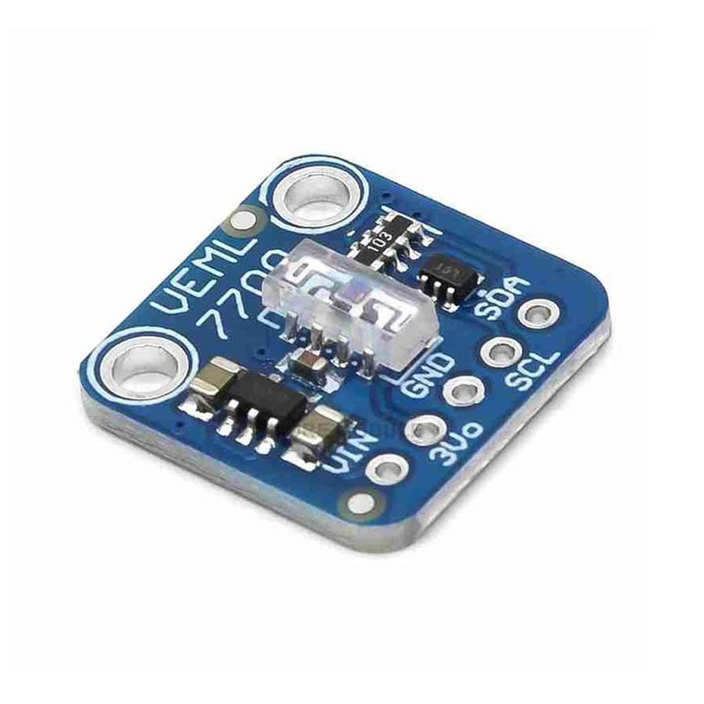 HiLetgo 2pcs VEML7700 Ambient Light Sensor Module I2C IIC 16 Bits Light Environment Sensor 0~120k Lux Light Measuring Range