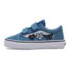 Slip Resistant Abrasion Resistant Low Top Kids' Skateboarding Shoes Blue Kids' VN0A38HDNWD