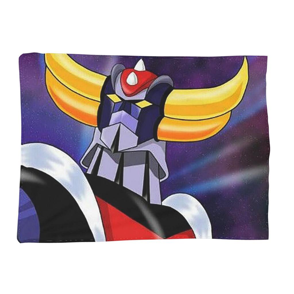 UFO Robot Goldorak Grendizer Anime Mechanical Warrior Blankets Flannel Throw Blanket Plush for Bed Living Room Travel Home Couch