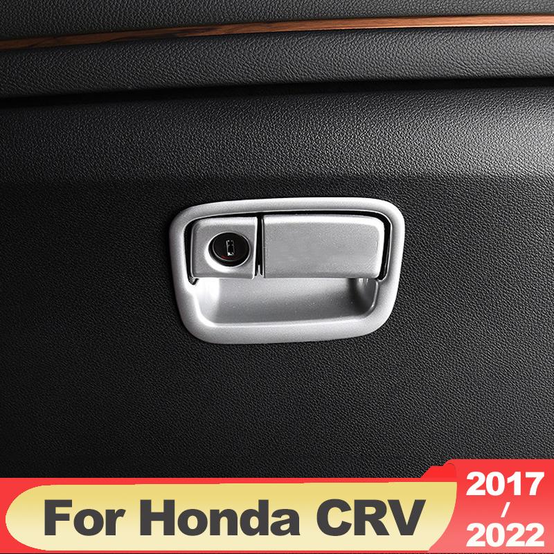 ABS Carbon Car Co-pilot Glove Storage Box Handle Bowl Cover Trim Accessories For Honda Crv CR-V 2017 2018 2022