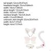 Katzen Cosplay Stirnband und Schwanz Kostümset Entzückend mit Halsband,