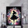 Disney 5D DIY Diamond Painting Decoration Alice In Wonderland Illustration Diamond Embroidery Rhinestone Cross Stitch Set Handmade