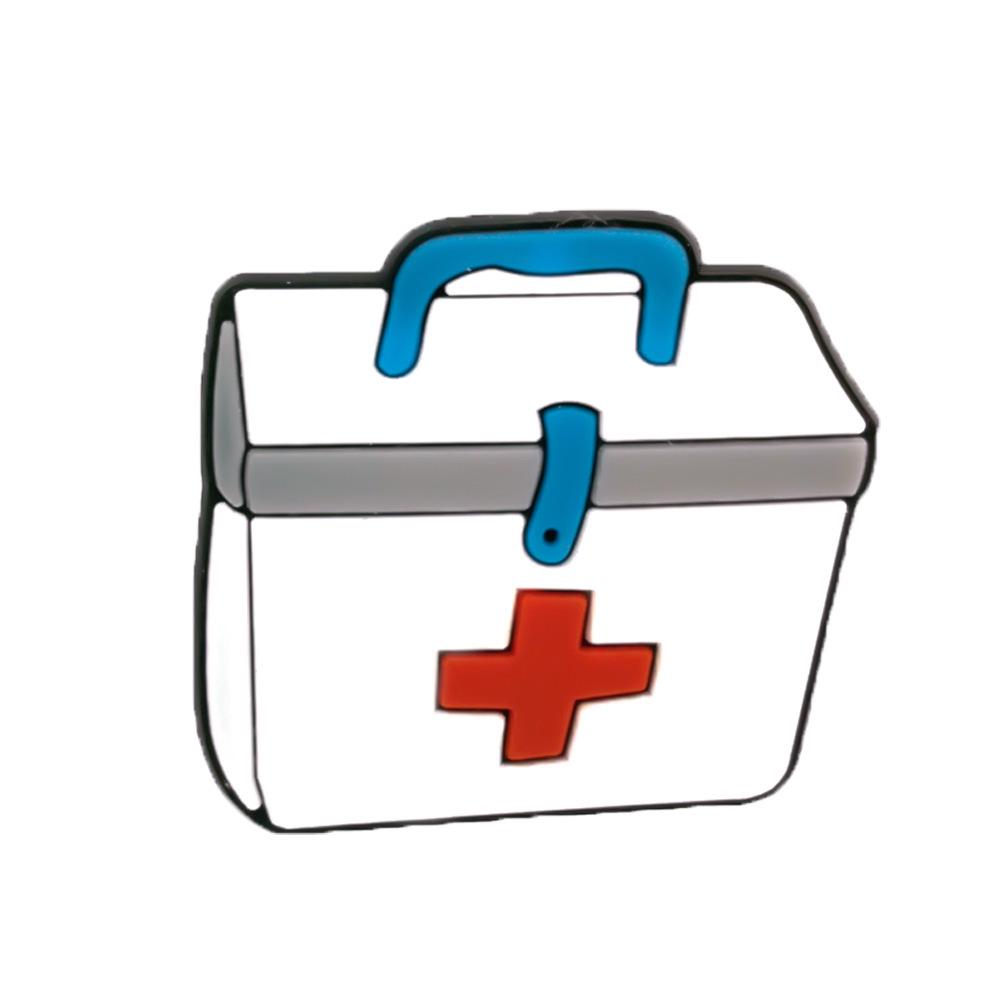 Medical-Themed Clog Shoe Charms: DIY PVC Soft Rubber Decorations