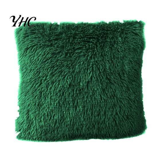 Warm Soft Fluffy Throw Pillow Case Cover Cushion Home Bed Sofa Car Decoration