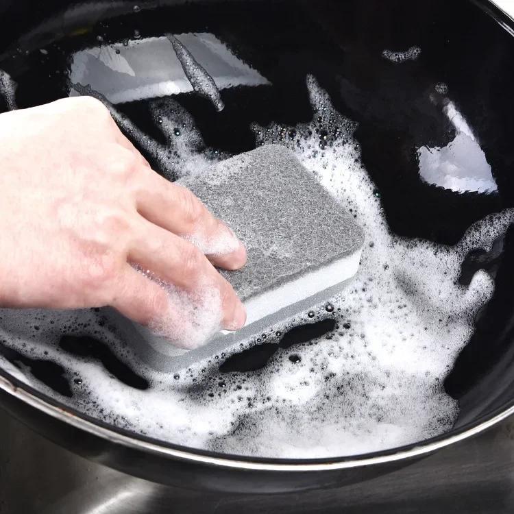 Double-sided 1-30PCS Cleaning Sponges Absorbent Wipe Dish Washing Scouring Pad Kitchen Pan Pot Grease Scrubbing Household Brush