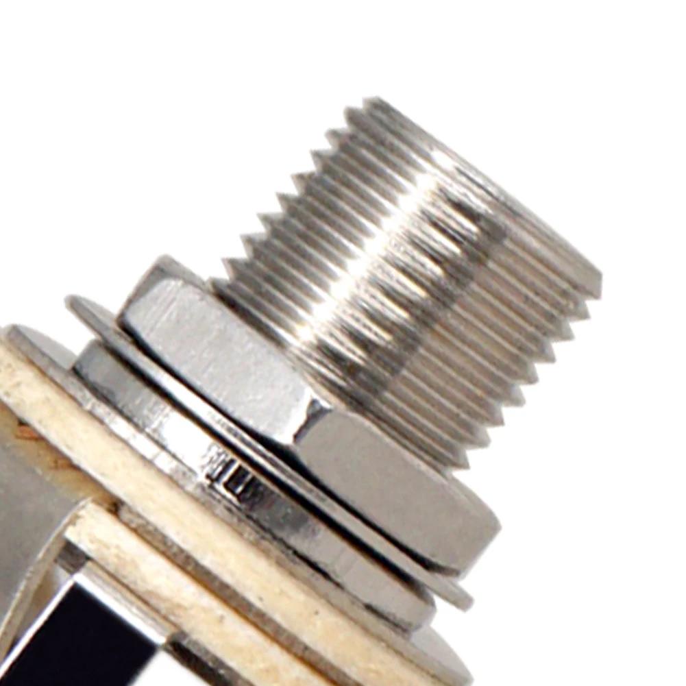 2Pcs 1/4 Inch 6.35Mm Guitar Pickup Output Jack Metal Guitar Stereo Socket Parts Guitar Mono Jack Socket for Electric Guitar Bass