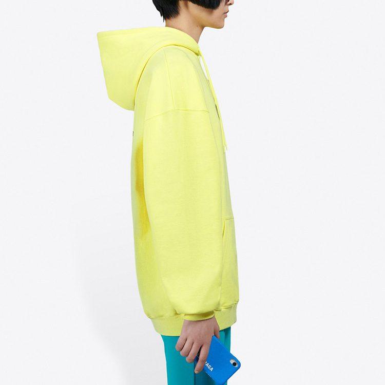 Balenciaga Crew Oversize Hoodie Yellow 578135TIV757072