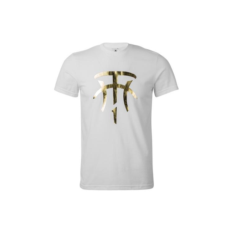 Men s adidas Basketball Sports White T-Shirt DU6714 XL
