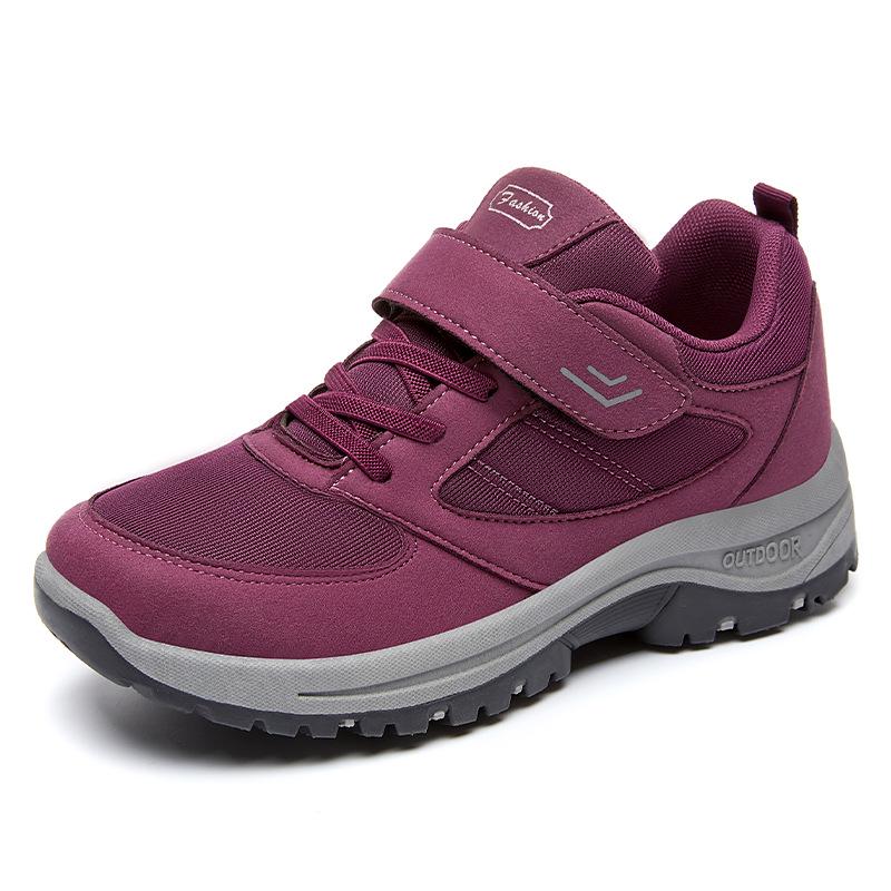 Scarpe da passeggio unisex con velcro Primavera 2026 per mezza età e anziani - Stile casual di coppia
