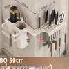 Youshu 50cm Foldable Wall-Mounted Kitchen Knife & Storage Rack