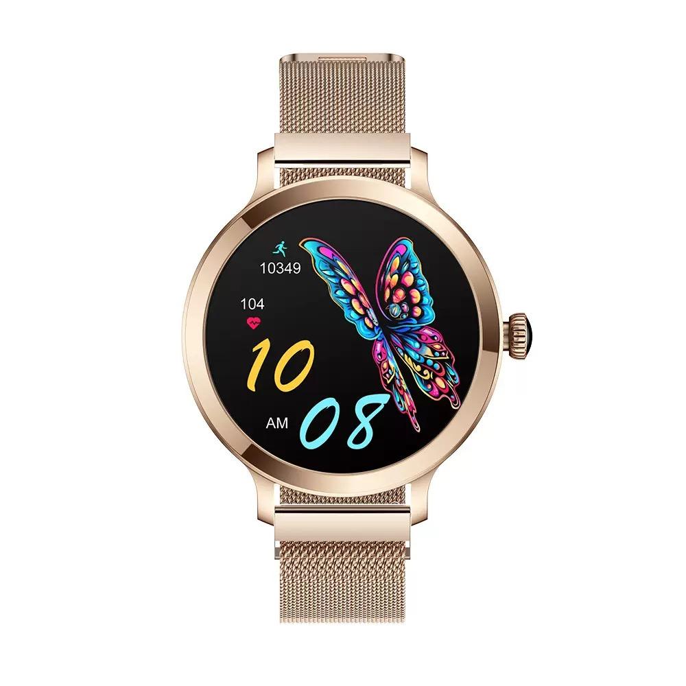 Women Smartwatch AMOLED Bluetooth Call Voice Assistant Healthy Monitoring Sport Waterproof Electronics Smart Watch