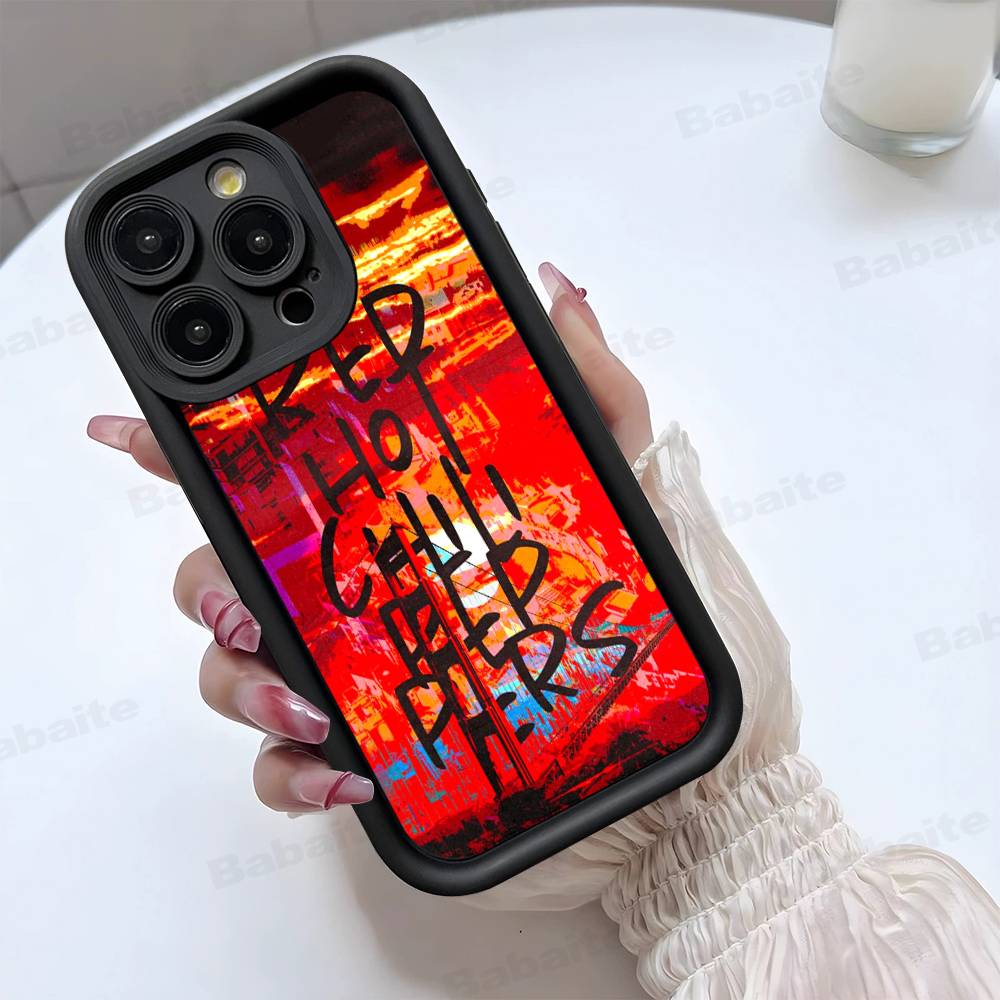 Red Hot Chili P-Peppers Band Phone Case For iPhone 17 16 15 14 13 12 11 Pro Max Silicone Back Cover