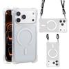 Four-Corner Hole Shockproof Magnetic Phone Case, Lanyard Not Included, Protective Cover For iPhone 18 Pro Max / 17 Pro Max