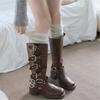 Stretch Leg Warmers Teens Girls Tube Socks Japanese JK Socks Footed Leggings