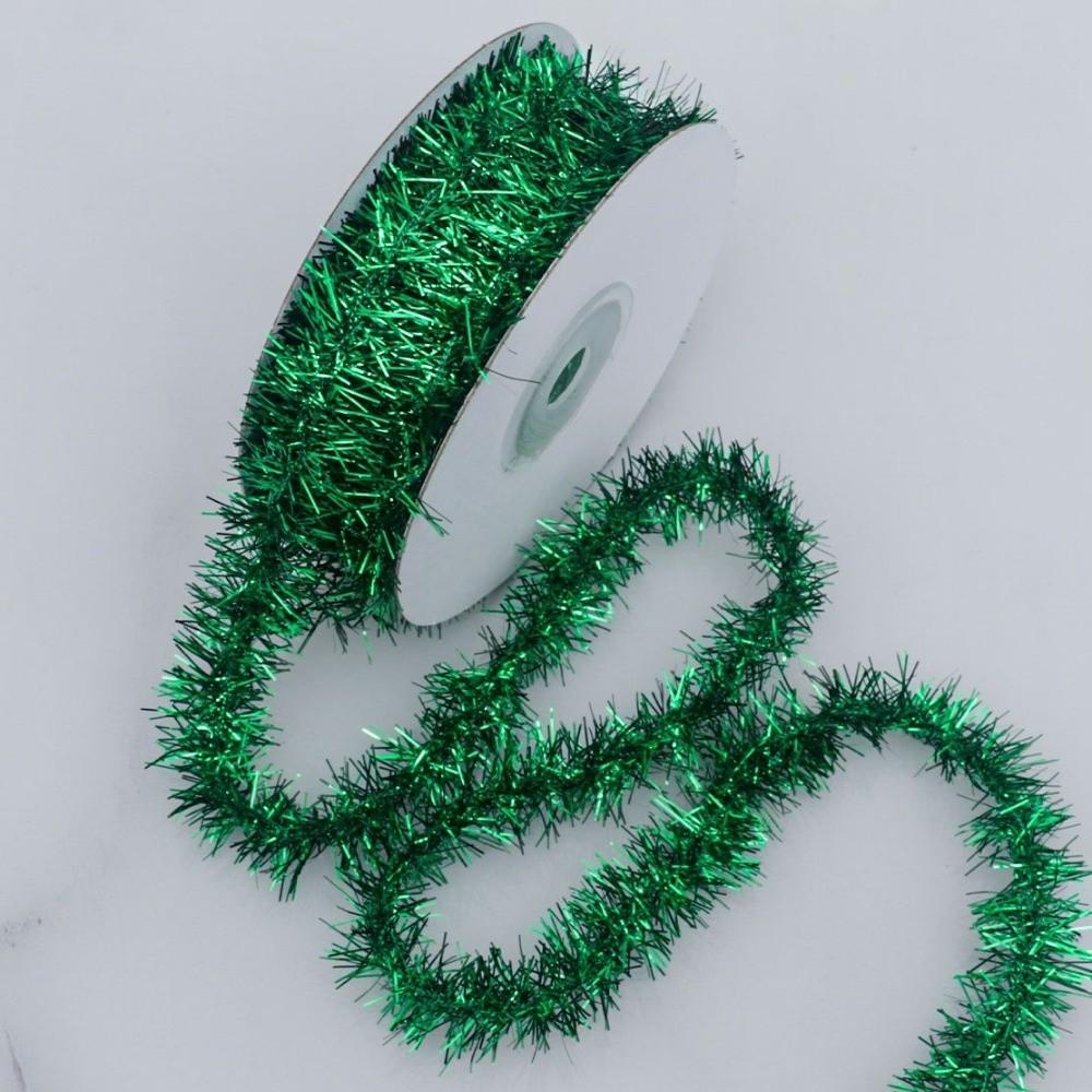 Glitter Finish Tinsel Ribbon Garland 10 Yards Length Foil Tinsel Garland Wedding Decoration