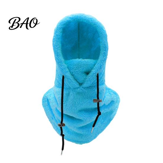 Thermal Mask for Skiing Balaclava Fleece Ski Mask, Winter Windproof Arctic Velvet Outdoor Sports Warm Hood Face Cover, Comfortable Neck Warmer Cycling