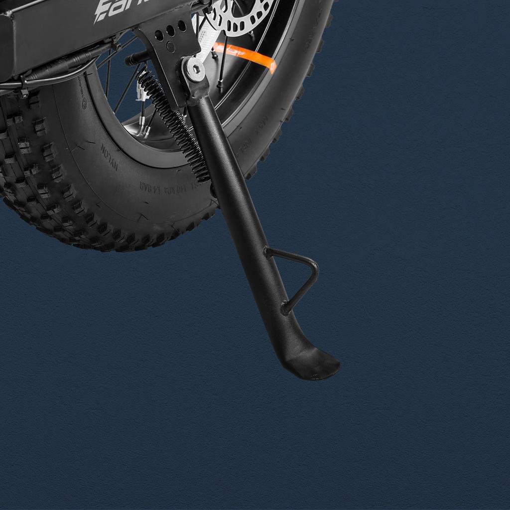 Juliet III Black 1000W * 2 Dual Motor Power 52V60AH Battery 20 * 4.0-inch Tire Hydraulic Brake Fully Suspended Electric Bicycle