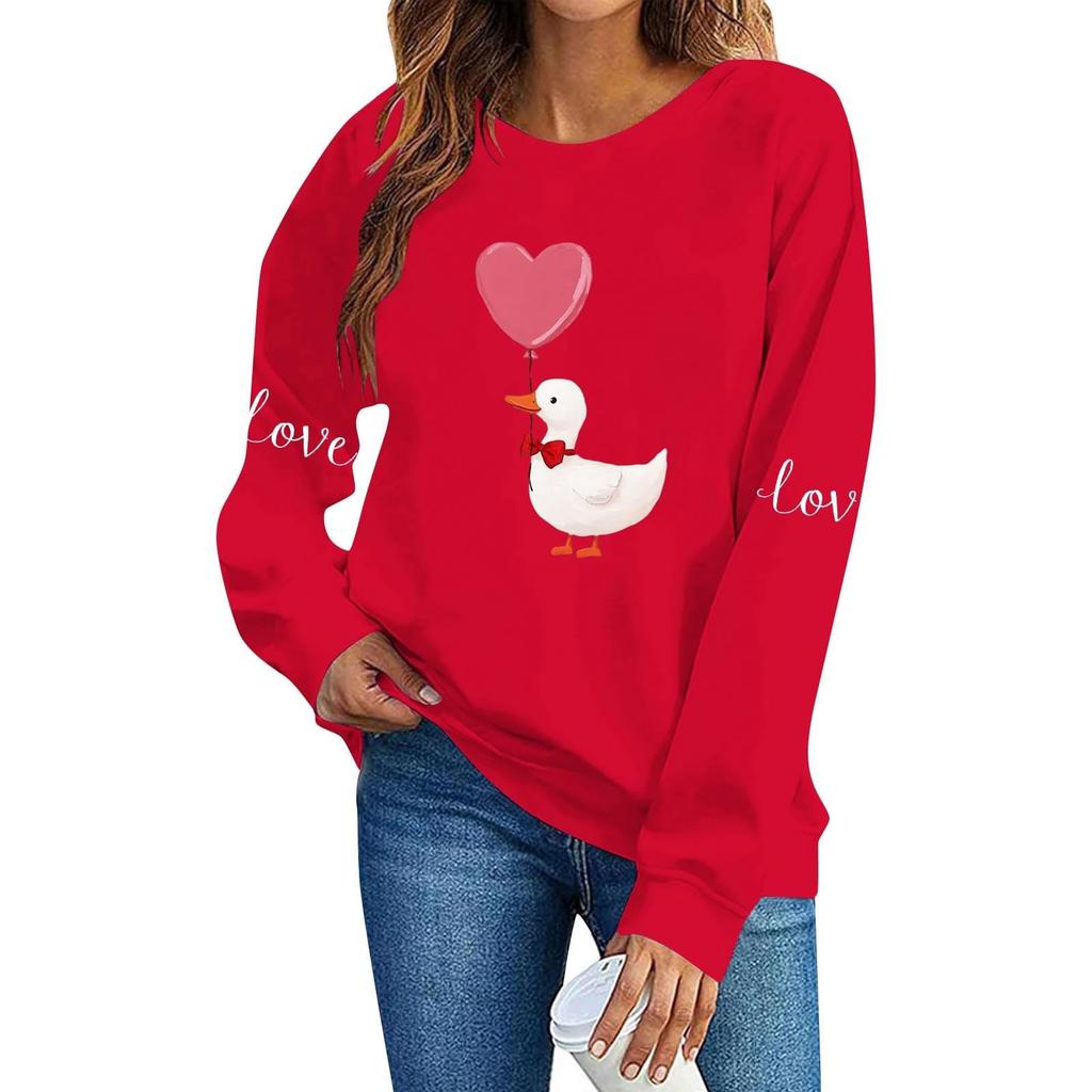 Fashionable Women's Loose Casual Daily Plus Size Long-sleeved Hooded Sweatshirt
