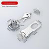 Stainless Steel Locking Hasp Latch Anti-Theft Easy Installation for DIY Home Renovation Cabinet Door Gate Lock Hardware