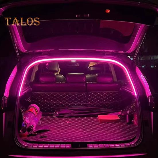 Dynamic Flowing Car Trunk Light Strip Universal Fit Easy To Install Interior Illumination Automatic Sensor Tail Box LED Light Strip