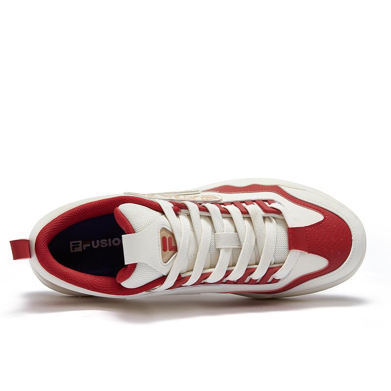 Fila Fusion Nollie CNY Fashion Versatile Low-Top Skate Shoes Men Sneaker White Red T12M512311FWC