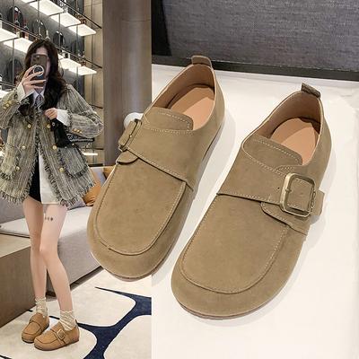Women's Retro Loafers Spring Fall Comfortable Breathable Casual Single Shoes All-Match Daily Wear Fashion Shoes