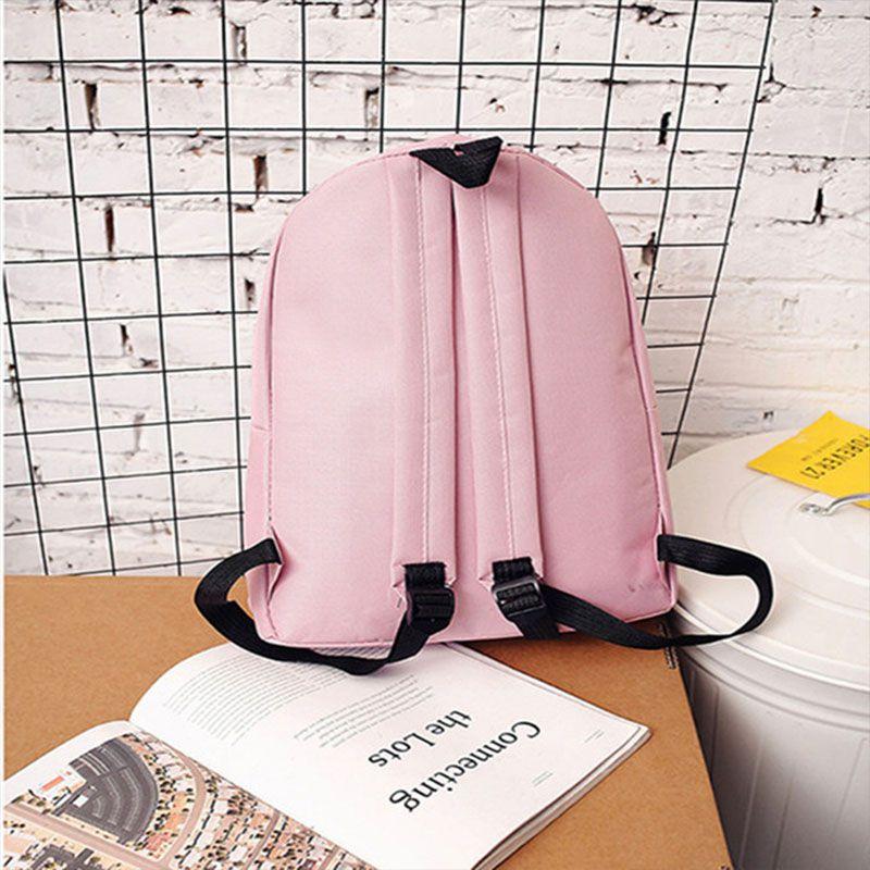 Women Men Girl Canvas Travel Backpack Satchel Rucksack Laptop School Bag