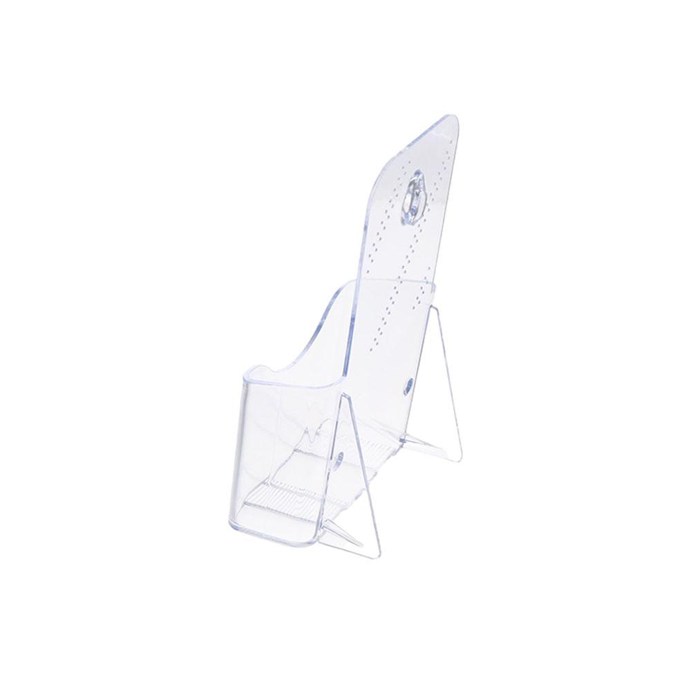 Acrylic A6 Brochure Holder Clear Wall Mount Literature Flyer Display Stand  Women