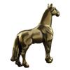 NUOBESTY Copper Horse Desktop Decor for Home and Bronze Lightweight and X X Horse Sculpture Ornament Figurine, Miniature, Office, Tone, Compact, 1.77