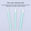 Pack Of 100 Fiber Visual Cleaning Swabs Not Shedding Particle Complimentary Fixed Absorption For / / / Couplings Camera Lens Maintenance Equipment